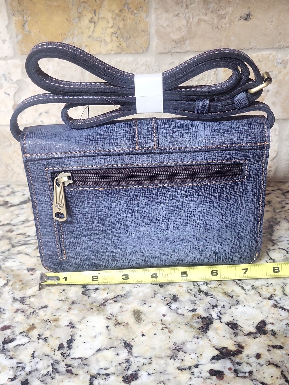 Patricia Nash Denim Leather Torri Crossbody - Picture 3 of 9